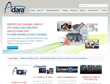 Tablet Screenshot of adara-tech.com